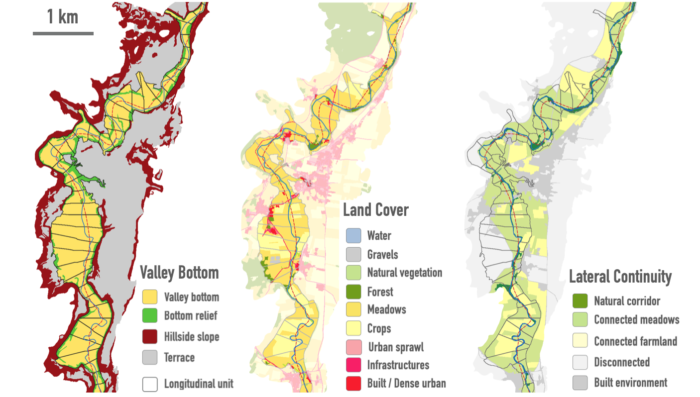 Corridor Width Profile Example (River le Var, France)